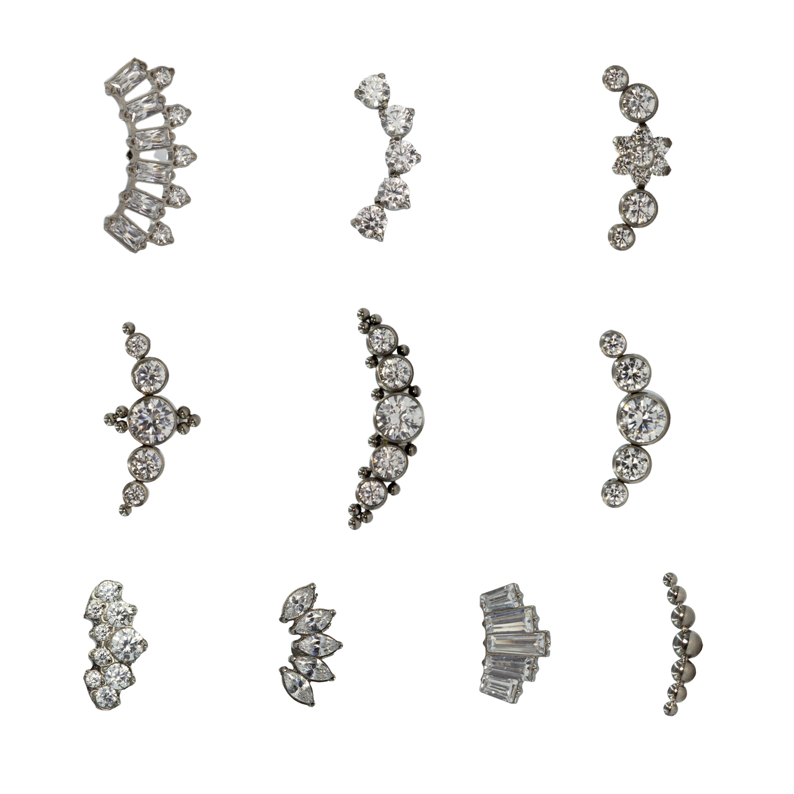 Body Jewelry Implant Grade - 16g grau de implante titânio astm