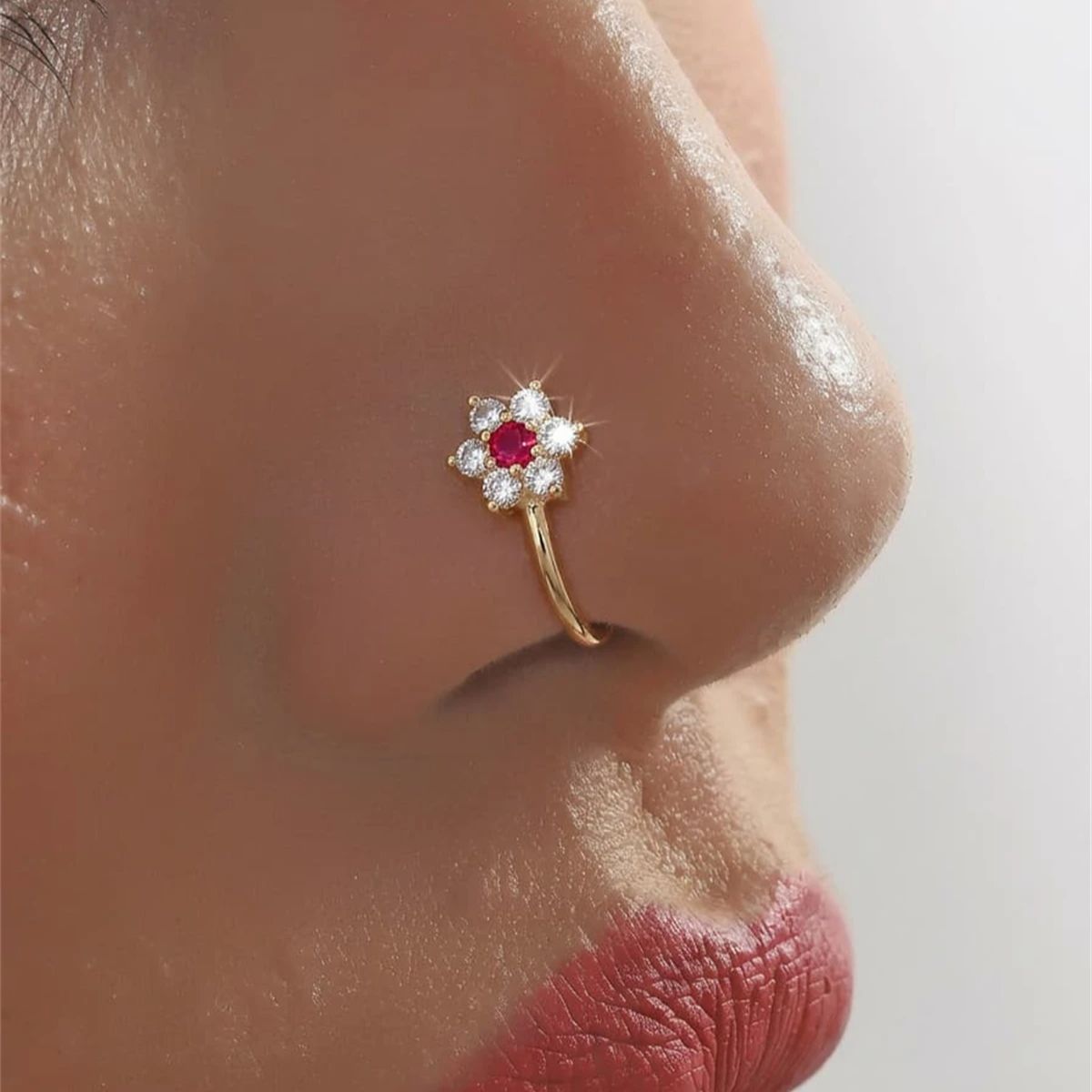 Body Jewelry On Sale - 1PC Clipe de Nariz em Formato