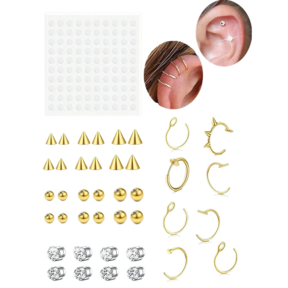 Body Jewelry Rings - Anéis de nariz falsos, septo falsos