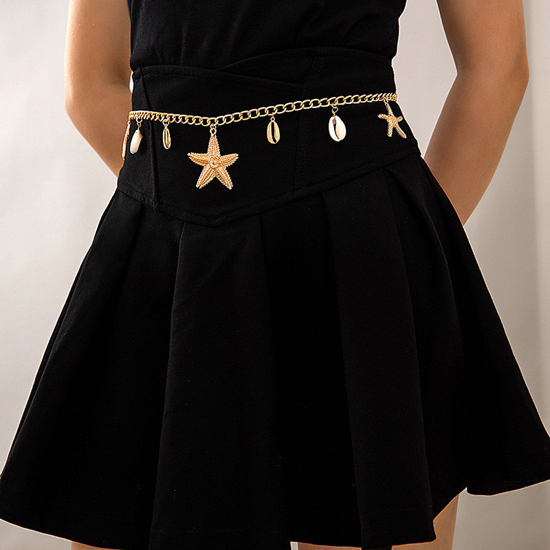 Body Jewelry Dress - Boêmio metal estrela do mar verão