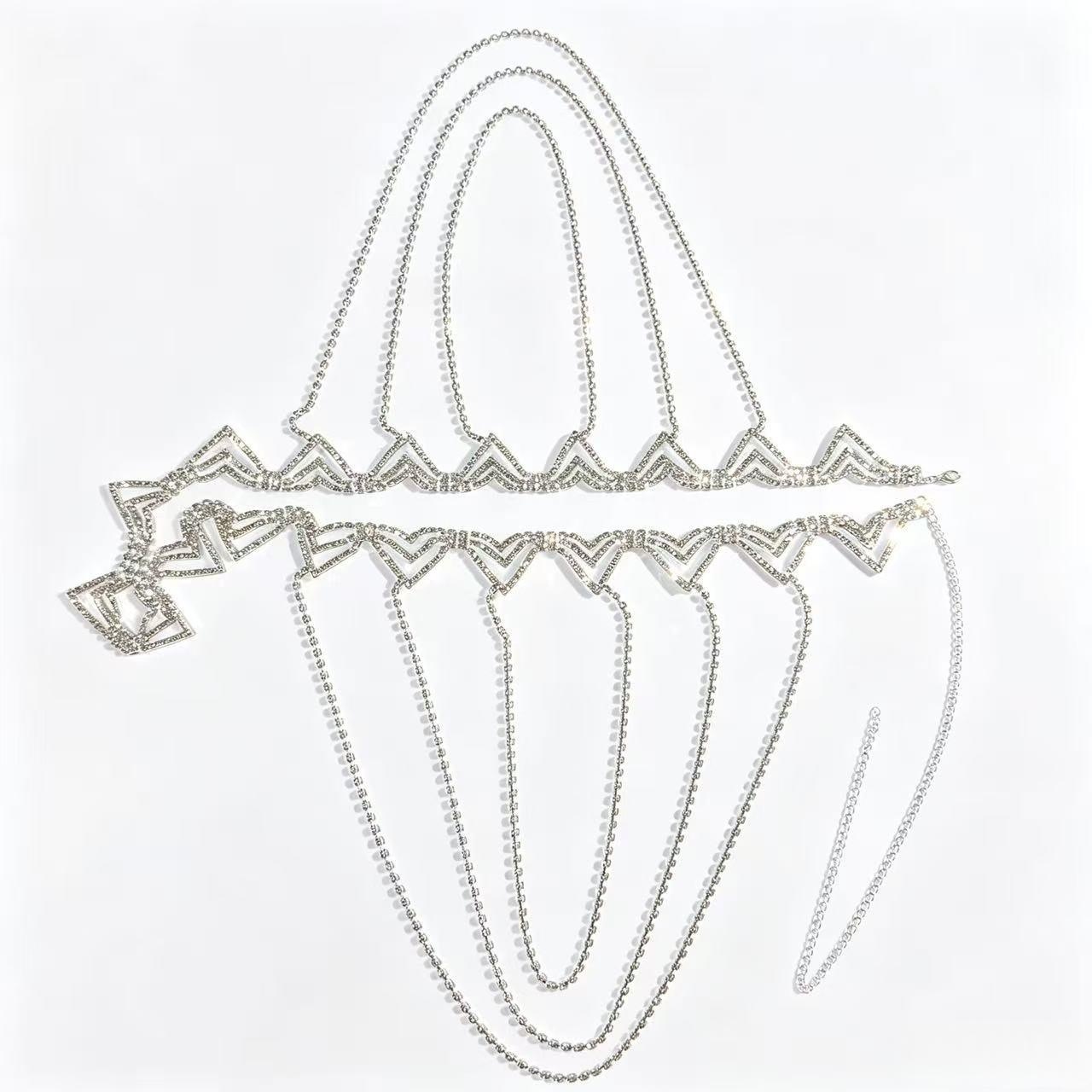 Elegância fashion, corrente de - Body Jewelry Dress avaliação e preço