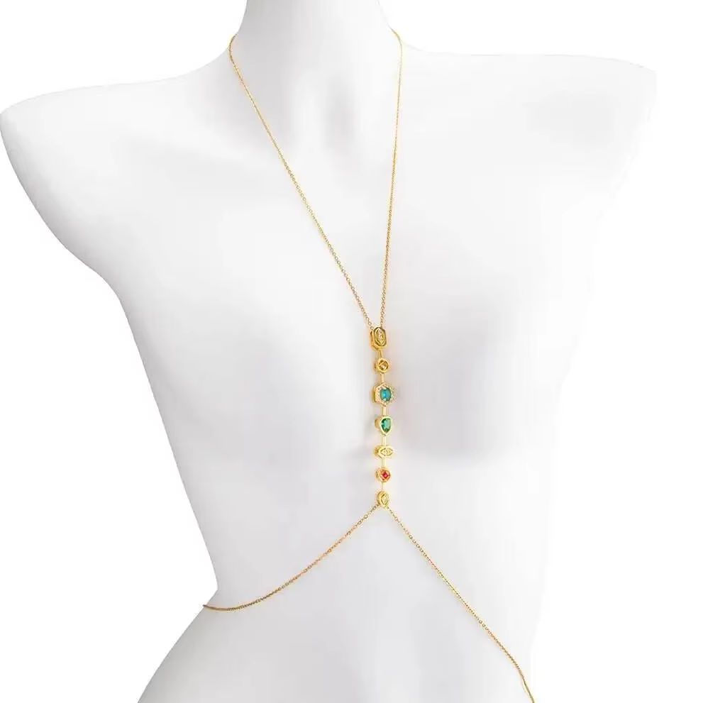 Corrente de Cintura e Peito Fe - Body Jewelry Chest avaliação e preço