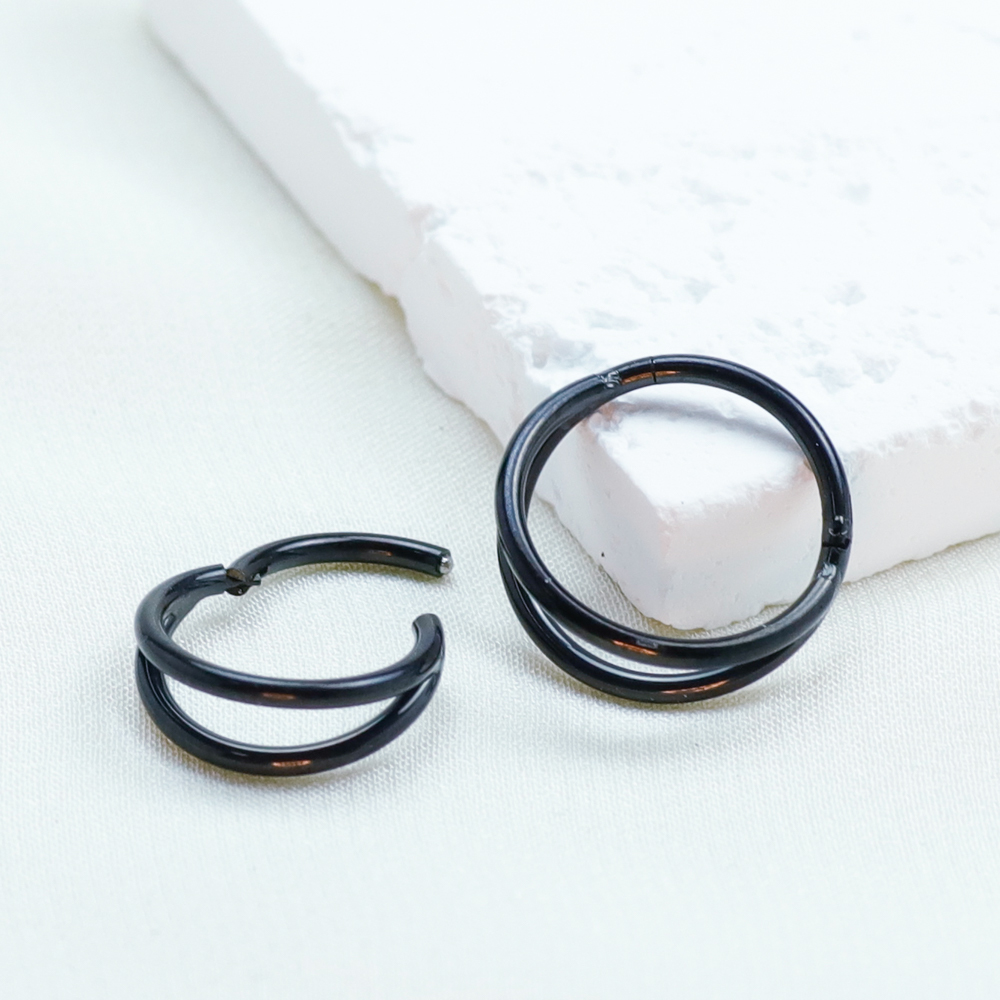 F136 piercing de titânio preto - Body Jewelry Implant Grade avaliação e preço