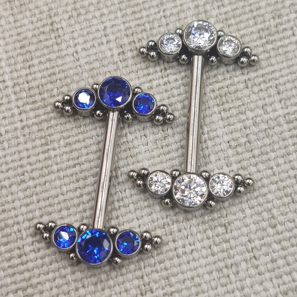 Anel de jateamento de mamilo d - Body Jewelry Implant Grade avaliação e preço